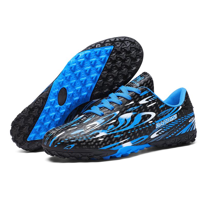 Men's Soccer Shoe TF/FG Non-Slip Turf Soccer Cleats Train Shoes Comfortable Simple Design Sneakers Casual Lace Up Football Boots