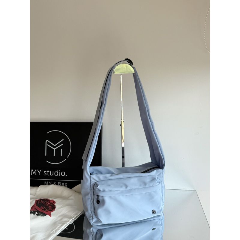 

My New Arrival Crossbody Casual Bag Minimalist Kettle Bag Waterproof Lightweight One-Shoulder Crossboby Bag Easiest for Match Minimalist Fashion Blue