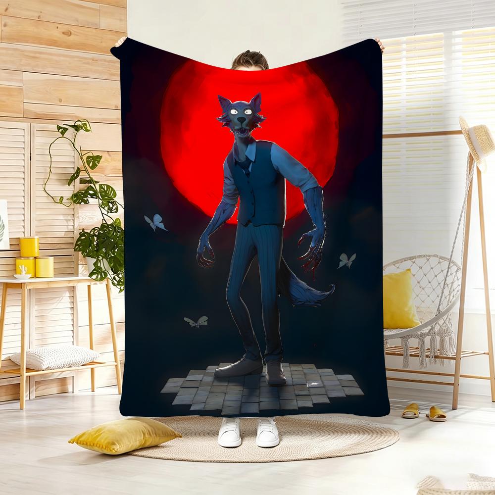 Anime BBEASTARSS Throw Soft Warm Throw Blanket for Bedroom Living Room Bed Travel Camping Picnic Gift