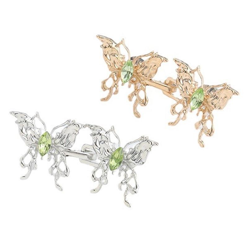 Butterfly Pant Waist Tightener Adjustable Waist Buckle Set Detachable Button Tightener Button Adjuster Buttons Pins For Jeans