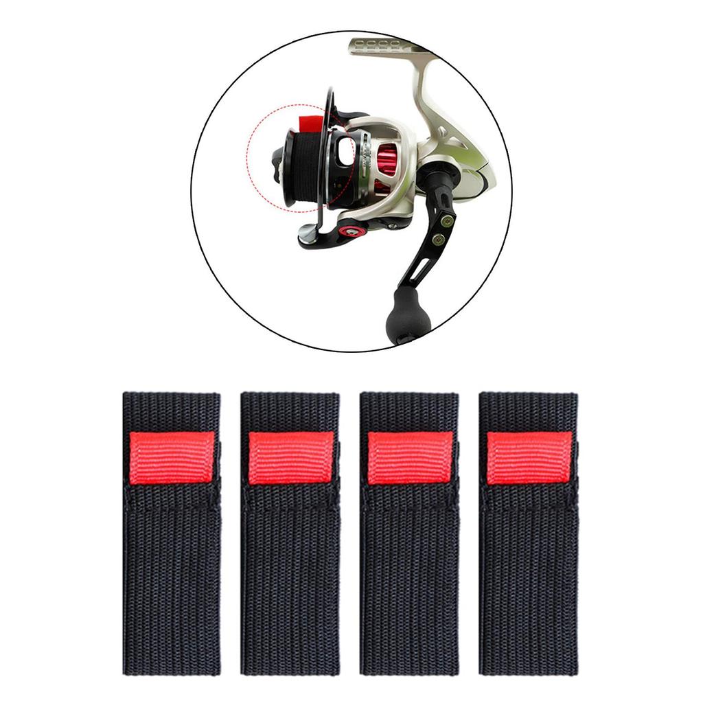 4 Pieces Fishing Belt Band Reel Spool , M