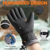ZHUOHUA Winter Waterproof Ski Snow Warm Gloves for Women Men, Windproof Cold Weather Thermal with Touchscreen All Fingers