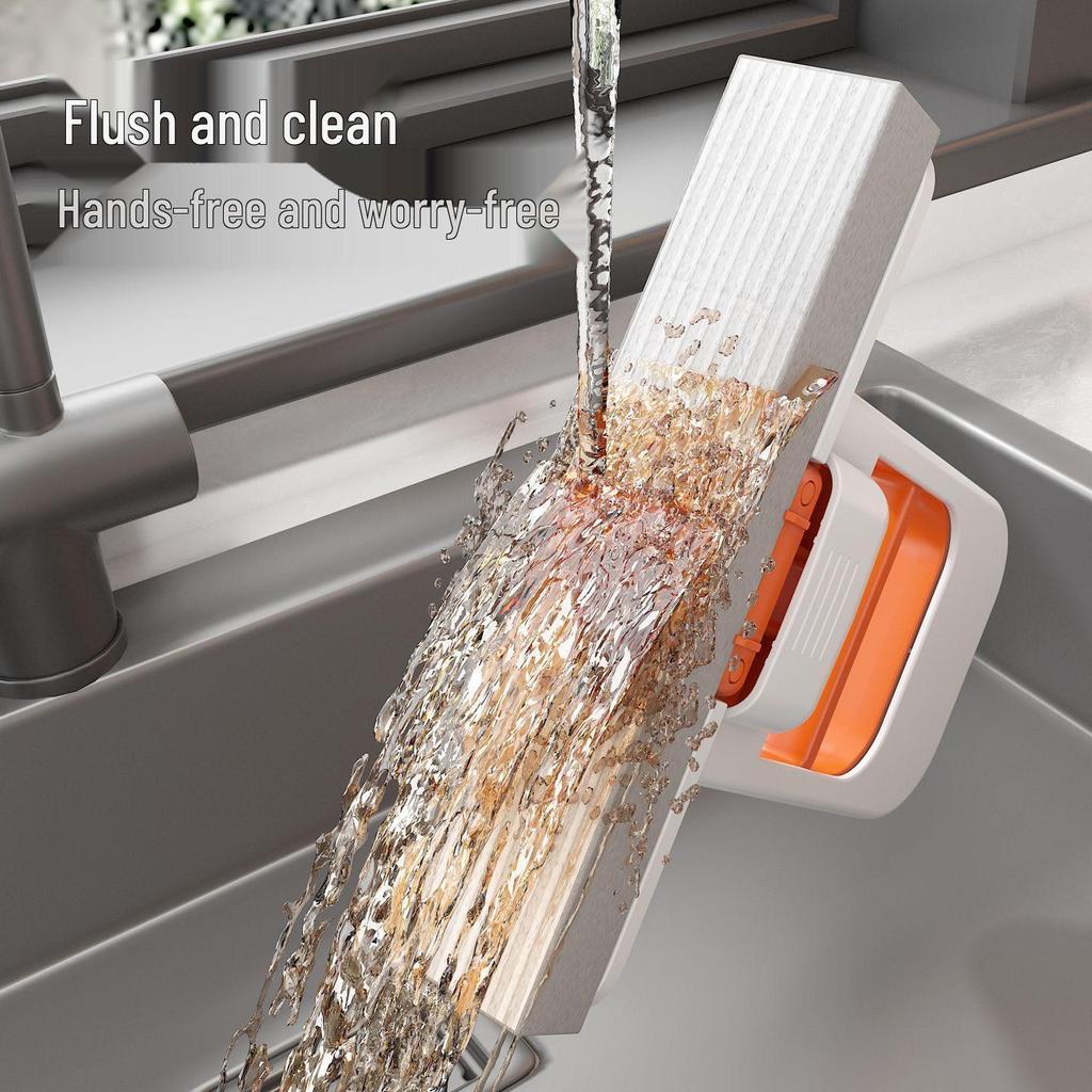 Foldable PVA Absorbent Mop for Wet/Dry Kitchen & Bathroom Counters