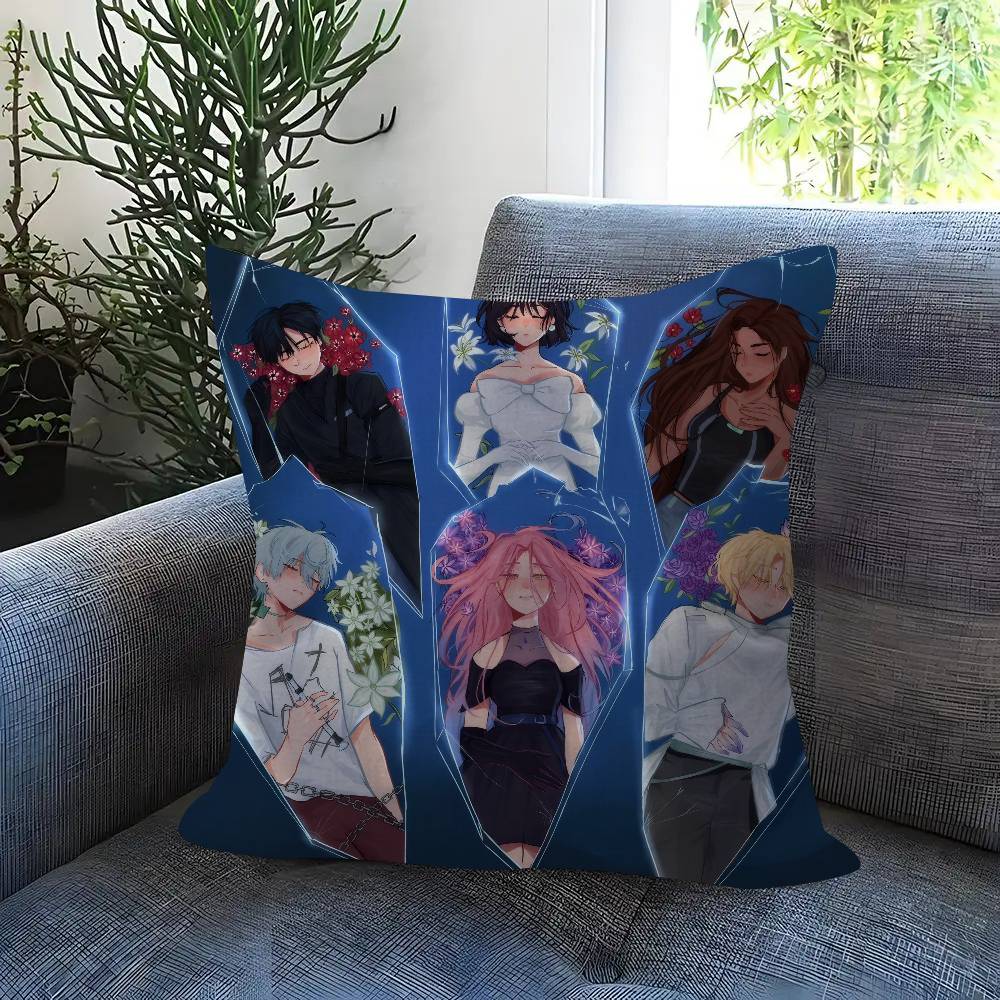 Anime A-Alien Stage Pillow Cushion Cover Pillowcase Living Room Sofa Home Decor