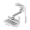 Solar Panel Accessories Photovoltaic 180 Degrees Adjustable Mounting Hook All Purpose Stainless Steel Solar Panel Rails Fixing