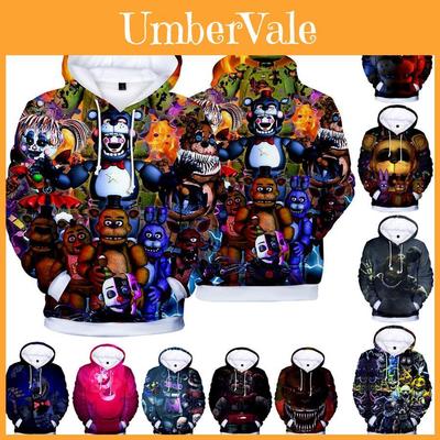 Cozy Anime Five Nights At Freddy's Hoodie Pullover With Soft Comfortable Fabric