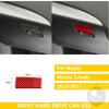 Red Carbon Fiber Whole Interior Stickers For Mazda 3 Axela 2010-2013 Car Accessories Dash Trim Gear Shift Console Cover Molding SW8