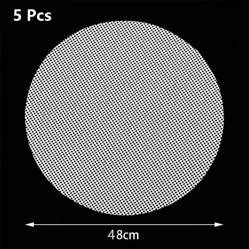 5Pcs Round Non Stick Silicone Steamer Pad 20/28/48cm Reusable Dim Sum Paper Restaurant Steamers Net Liner Kitchen Cooking Tool