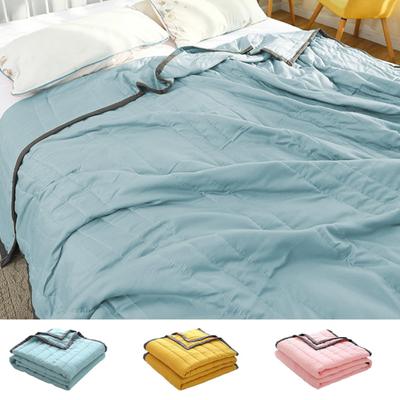 Summer Cooling Sleep Quilt Ice Silk Machine Washable Absorbs Heat Prevents Night