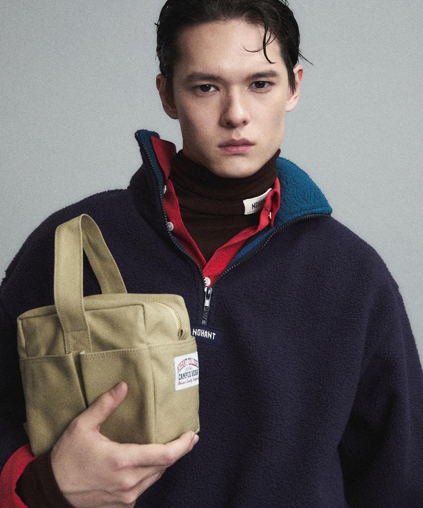 NOHANT Soft Turtleneck T-Shirt Brown
