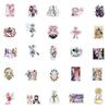 Puella Magi Madoka Magica Color Stickers, 50 Sheets (not Repeated), Waterproof and Sunscreen.