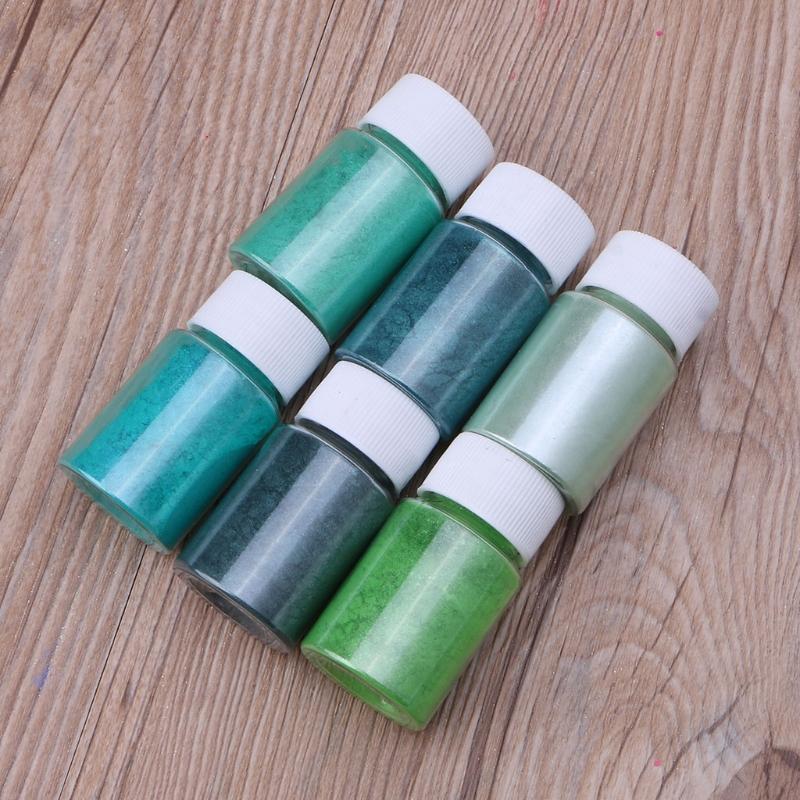 Glimmerpulver Pigment für Nagelglitzer Kosmetikharz mit Perlmutt-Glanz für DIY Seifenherstellung DIY Bastelarbeiten