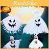 Halloween Geisterumhang Cape für Kinder Cosplay Kostüme Party Rollenspiel