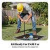 Curb Key Solid Steel Utility Shutoff Valve Tool Water Meter Wrench