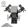 Man Skibidi Toilet Series Assembly Building Block Toy  Abs Material Promotes Cognitive Development Improves Grasping Abilitie