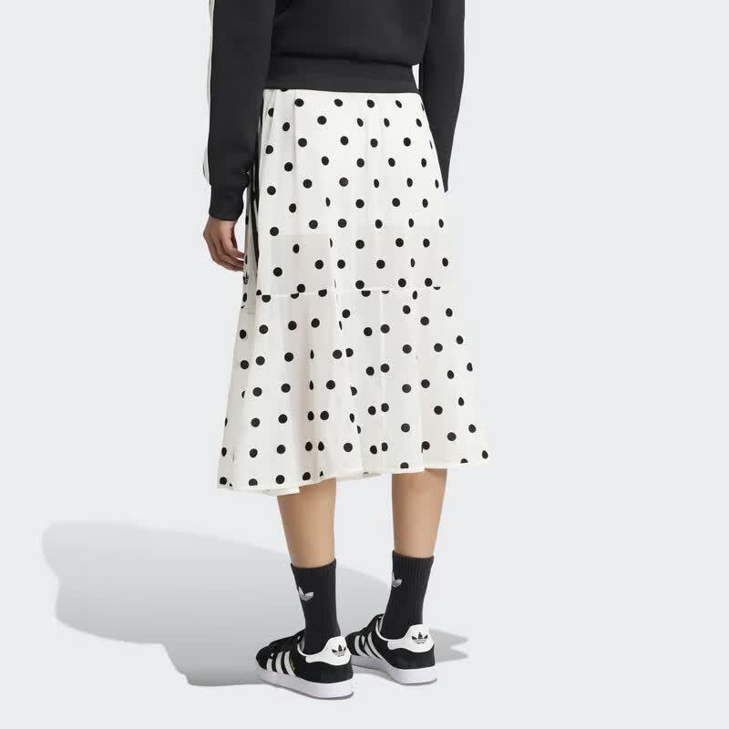 adidas Damen-Pünktchen-Netzrock