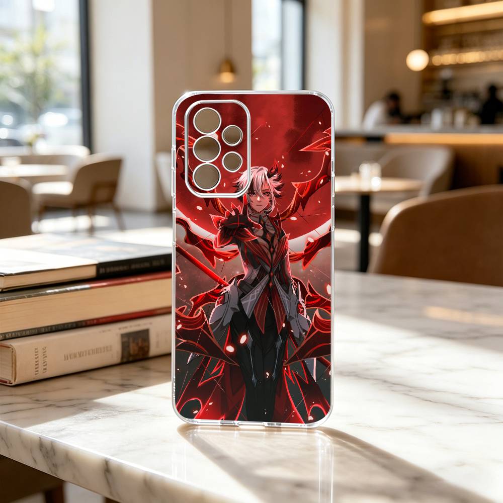 G-Genshin I-Impact A-Arlecchino Phone Case For Samsung S25,S24,S21,S22,S23,S30,Ultra,S20,Plus,Fe Transparent Cover Samsung S21