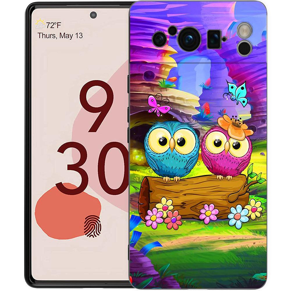 

Милый мультяшный чехол-крышка для телефона в виде совы для Google Pixel 8 7 6 7A 6A Pro 5G, противоударный, силиконовый, мягкий, 8 Pro 5G, чехол, чехлы, сумки Pixel 6a 5g