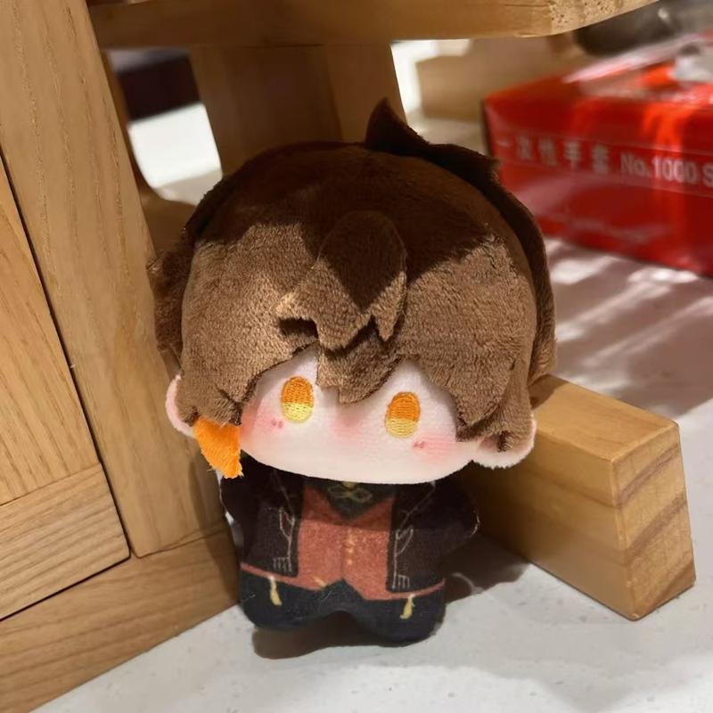 10cm Genshin Flins Plüsch Schlüsselanhänger Anime Genshin Furina Tartaglia Impact Puppe zum Aufhängen am Rucksack Fans Geschenk Partyartikel