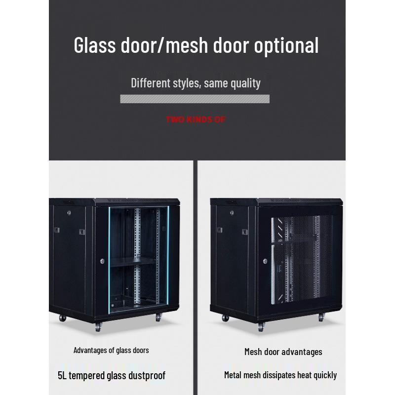 Wall-Mounted Network Rack: 6U/4U/12U Small Cabinet for Monitor Equipment and Switches