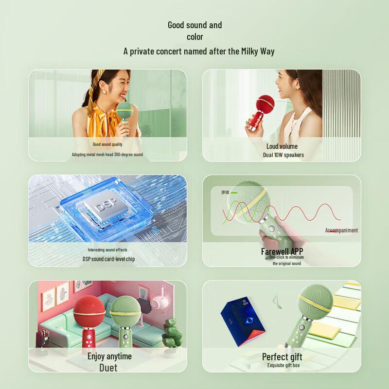 Mao Wang Little Asteroid Karaoke Microphone Speaker