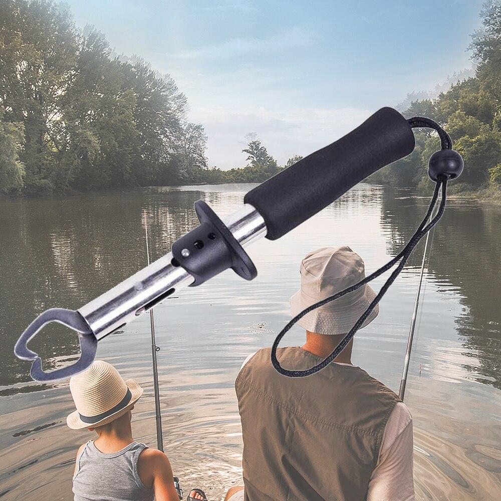 Portable Professional Fish Grip, Rustproof Stainless Steel Fish Controller, Lip Catcher, Folding Pliers, Fishing Equipment