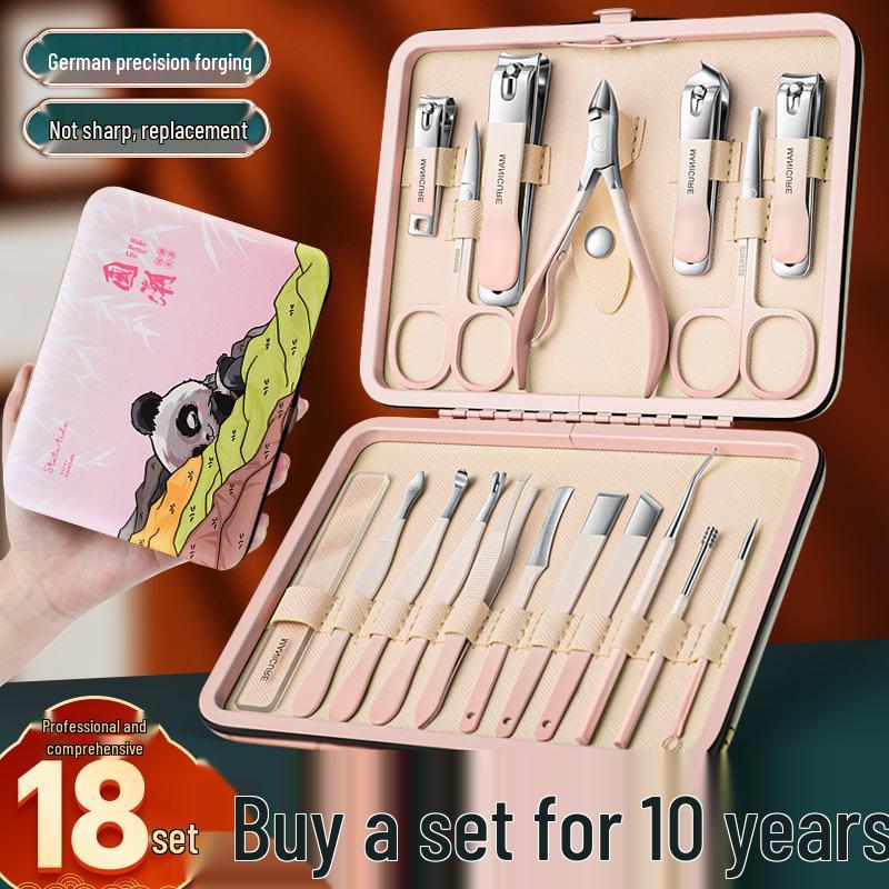 Stainless Steel Manicure & Pedicure Nail Clipper & Knife Set - National Tide Collection