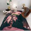 Tappeto Demon Slayer Cartone Animato Soggiorno Camera da Letto Cucina Divano Tavolo Balcone Tappetino Antiscivolo Lavabile Ornamenti Squisiti