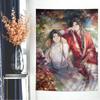 Heaven Officials Blessing Cartoon Tapestry Art Science Fiction Room Home Decor Wall Hanging Home Decor