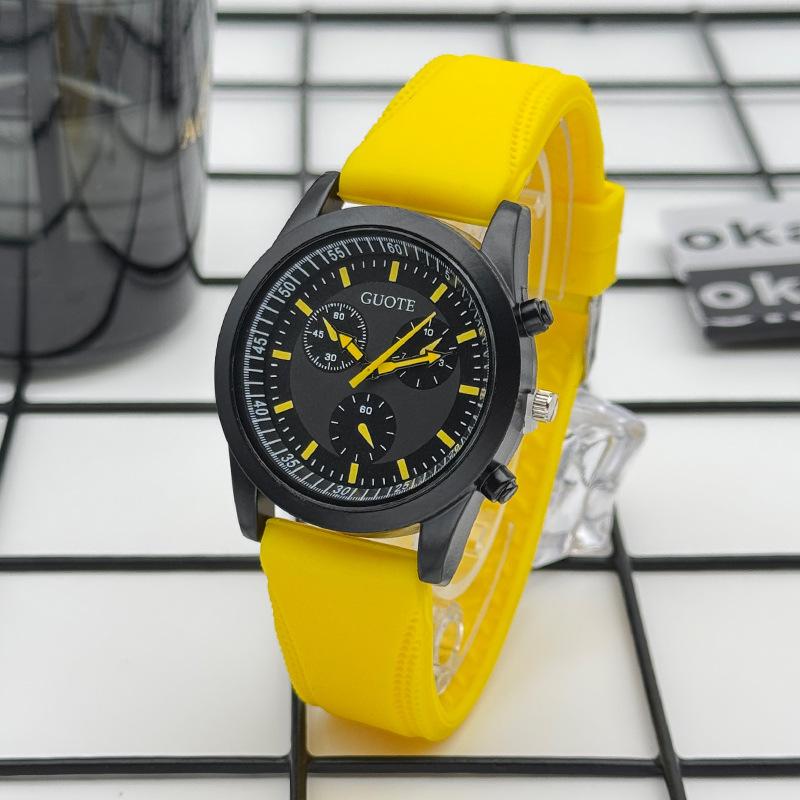 

Мужские часы JYL Rolex Yacht Светящиеся Водонепроницаемые Силиконовый Ремешок Yellow гиганты оранжевый