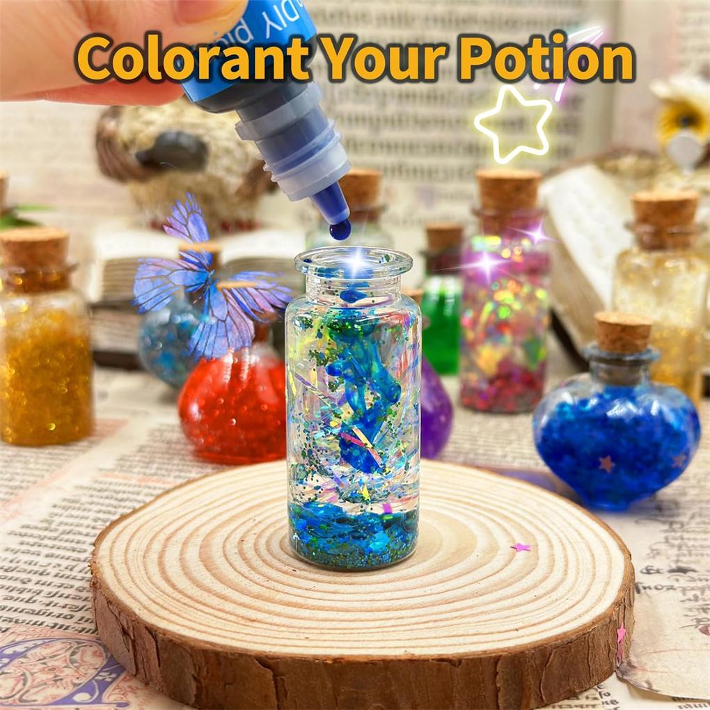 Fairy Magic Potions Kit Kids DIY Witch Glowing Spell Potion DIY Handmade Toys Science Experiments Kids Craft Kit Educational Toy
