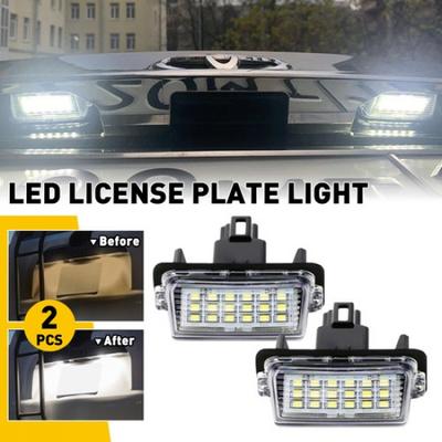 WEISS PURE LED SMD Kennzeichenleuchte Passend für Toyota Camry Lampe Avalon Highlander
