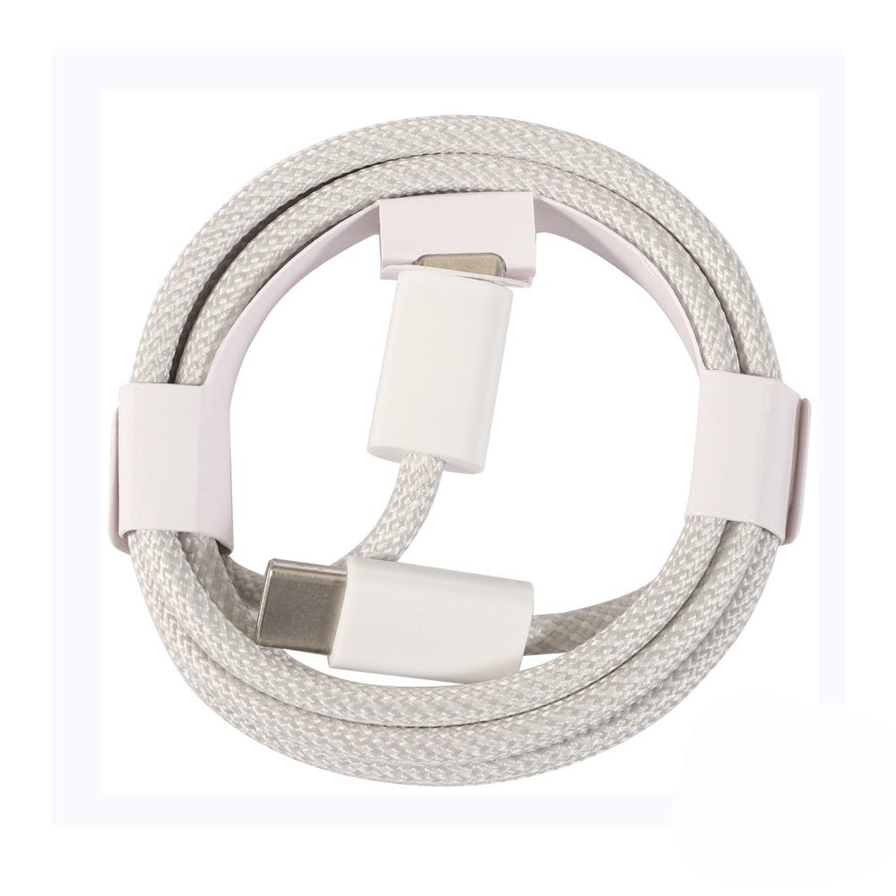 Xiaomi 10Pcs 20Pcs USB C to Type C Color Cable Fast Charging For iPhone15 For Huawei ForXiaomi Type C Weaving Cable Accessories