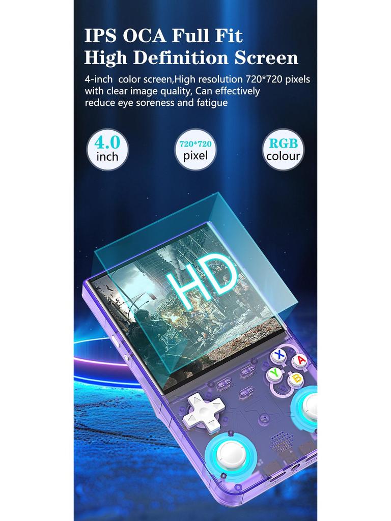 R36 Ultra Open Source Handheld Linux Dual System Game Console: GBA, Retro, Classic Arcade, PSP