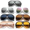 2025 Fashion Pilot One-Piece Oversized Sunglasses Women Men Retro Luxury Designer Sun Glasses Trending Shades UV400 Eyeglass