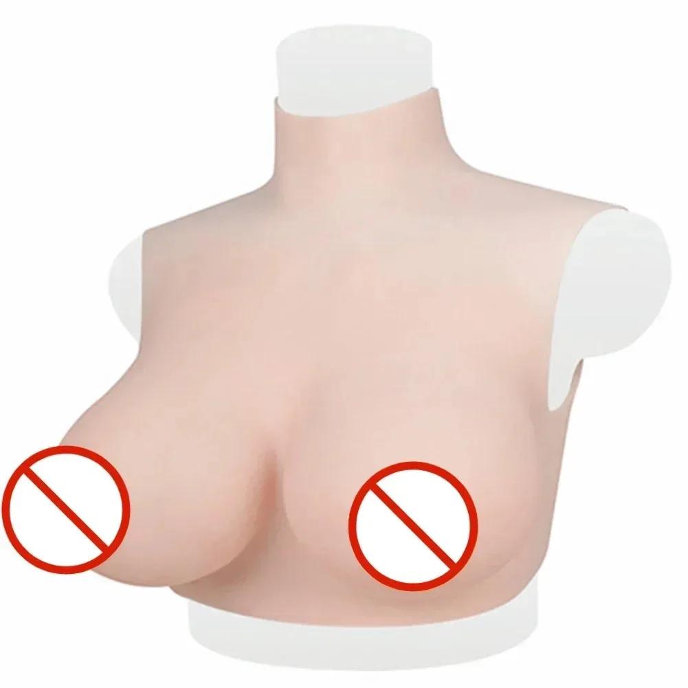 Realistic Silicone Breast Forms Fake Boobs Enhancer for Crossdressers Drag Queens Shemales & Transgenders