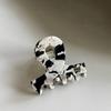 Printing Geometric Korean Style Barrette Women Hair Accessories Small Hair Claw Cute Hairpin