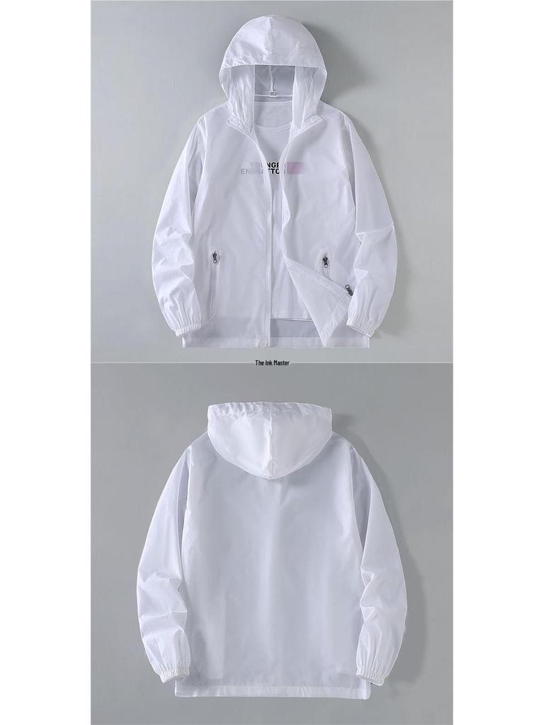 Men's Lightweight Quick-Dry Ice Silk Sun Protection Jacket - Loose, Casual Fit for Summer