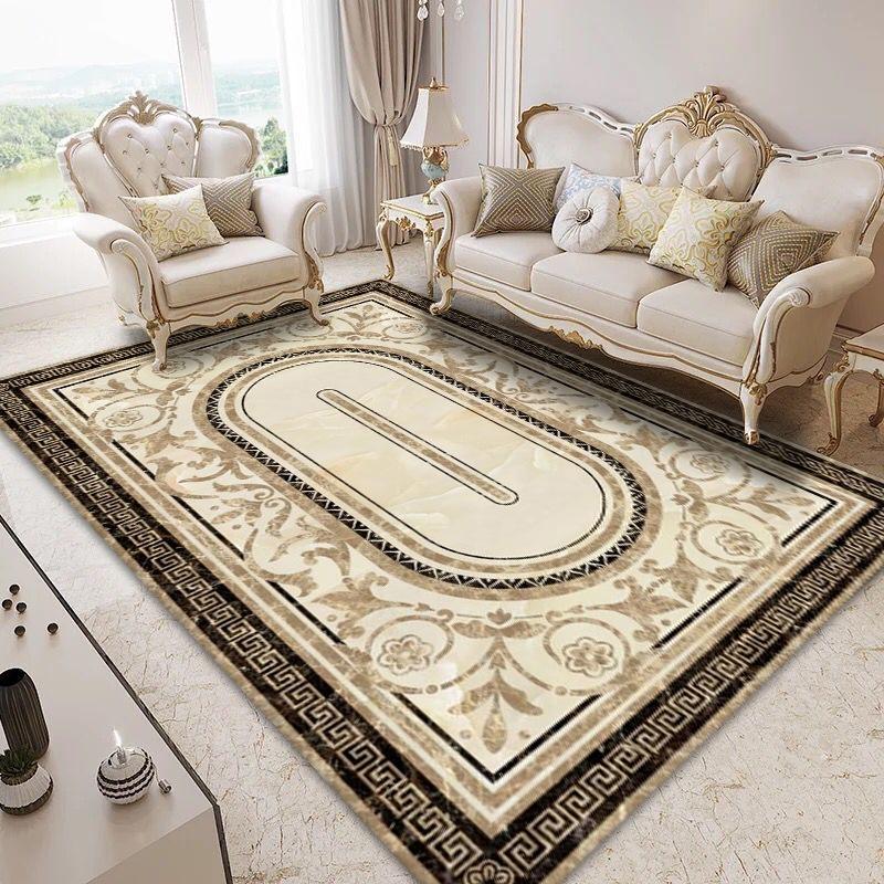 Luxury Marble Style Rugs for Living Room Home Bedroom Decor Large Size Carpet Coffee Table Non-slip Carpet
