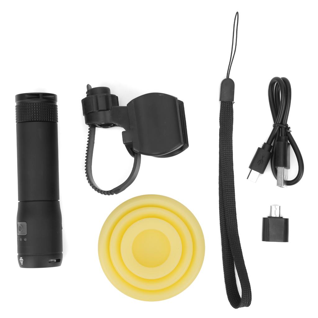 Bicycle UltraNight Front Lamp USB Charging Heaglight Night Riding Waterproof Flashlight