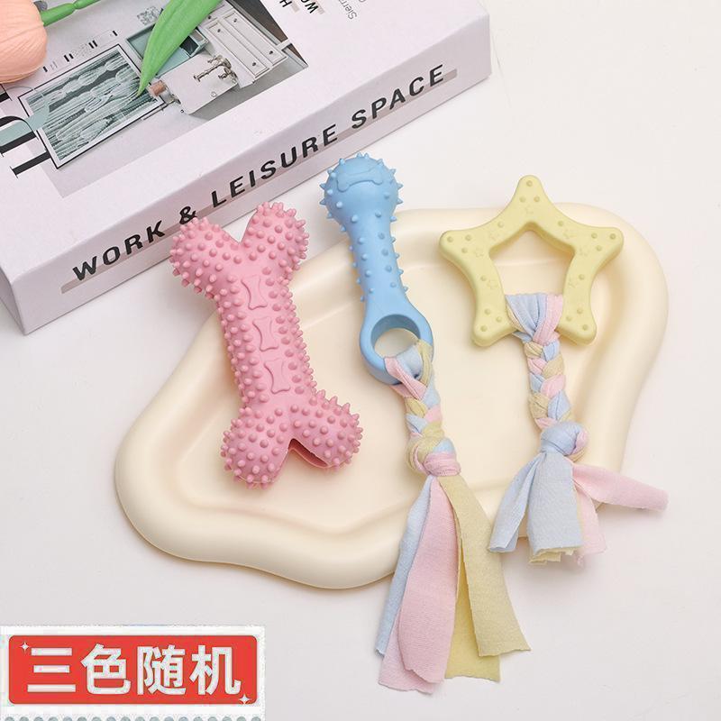 Dog Toys Direct Sales TPR Dog Toys Can't Bite Tooth Grinding Cotton Rope Pet Toys