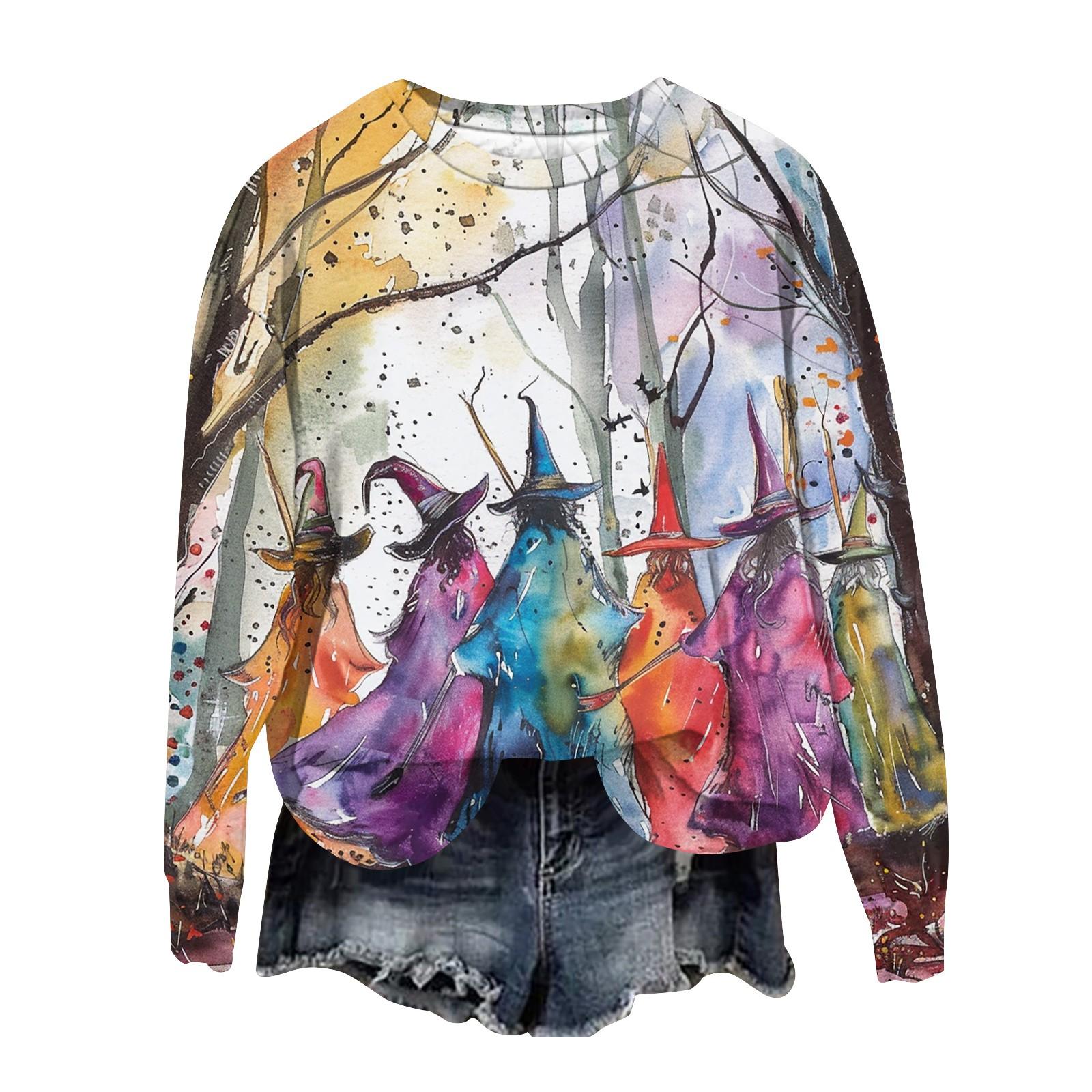 

Женская мода свободный повседневный карман с длинным рукавом толстовка с принтом свитшот XXL белый