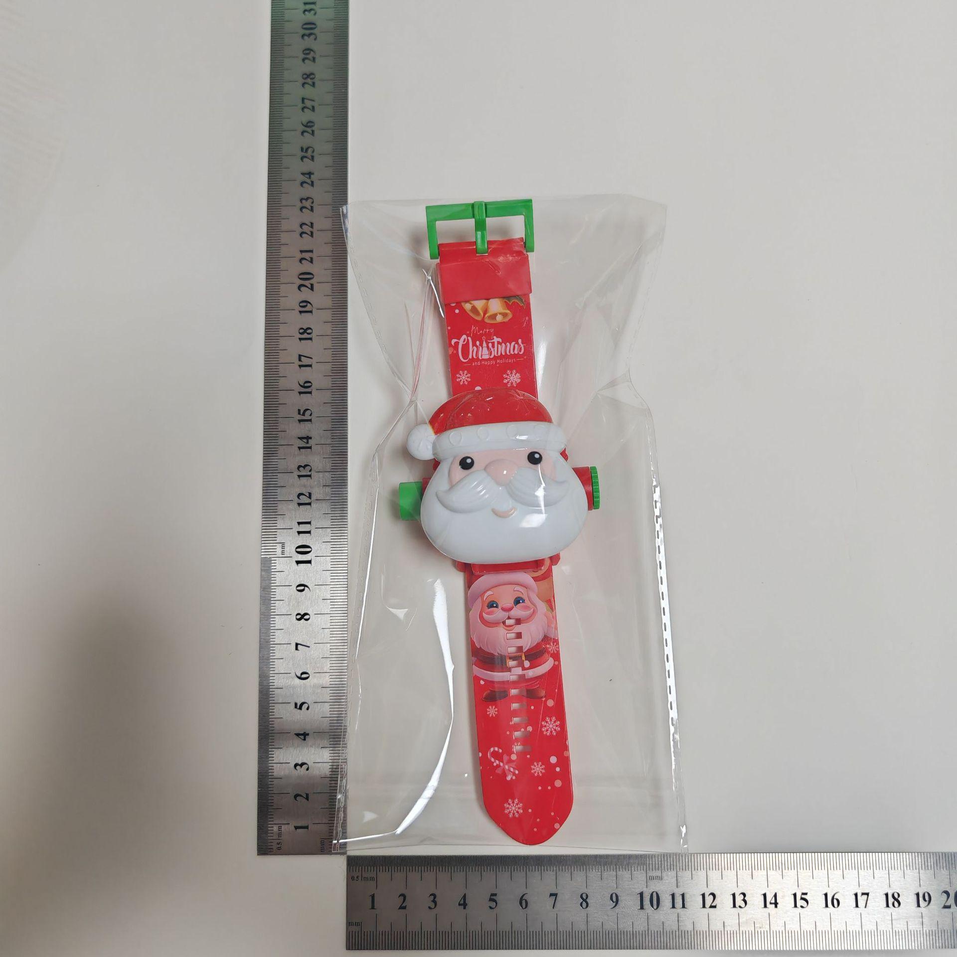 Christmas Children s Projection Time Watch with Lights - Holiday Gift & Decoration Toy