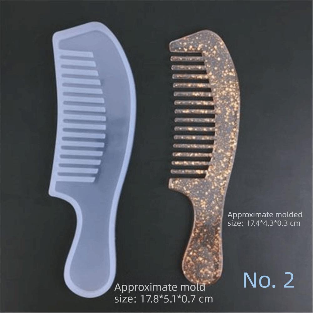 Silicone Comb Mold DIY Craft Epoxy Resin Mould Hair Comb Resin Mold  DIY Jewelry Craft Supplies