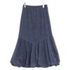 Vivienne Tam Navy Sheer Denim Skirt Skirt 38 NavyUsed