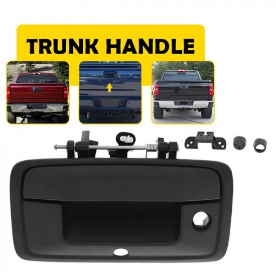 Exterior Tailgate Handle For 2014-15 Chevrolet Silverado 1500 2500 3500 Black EA