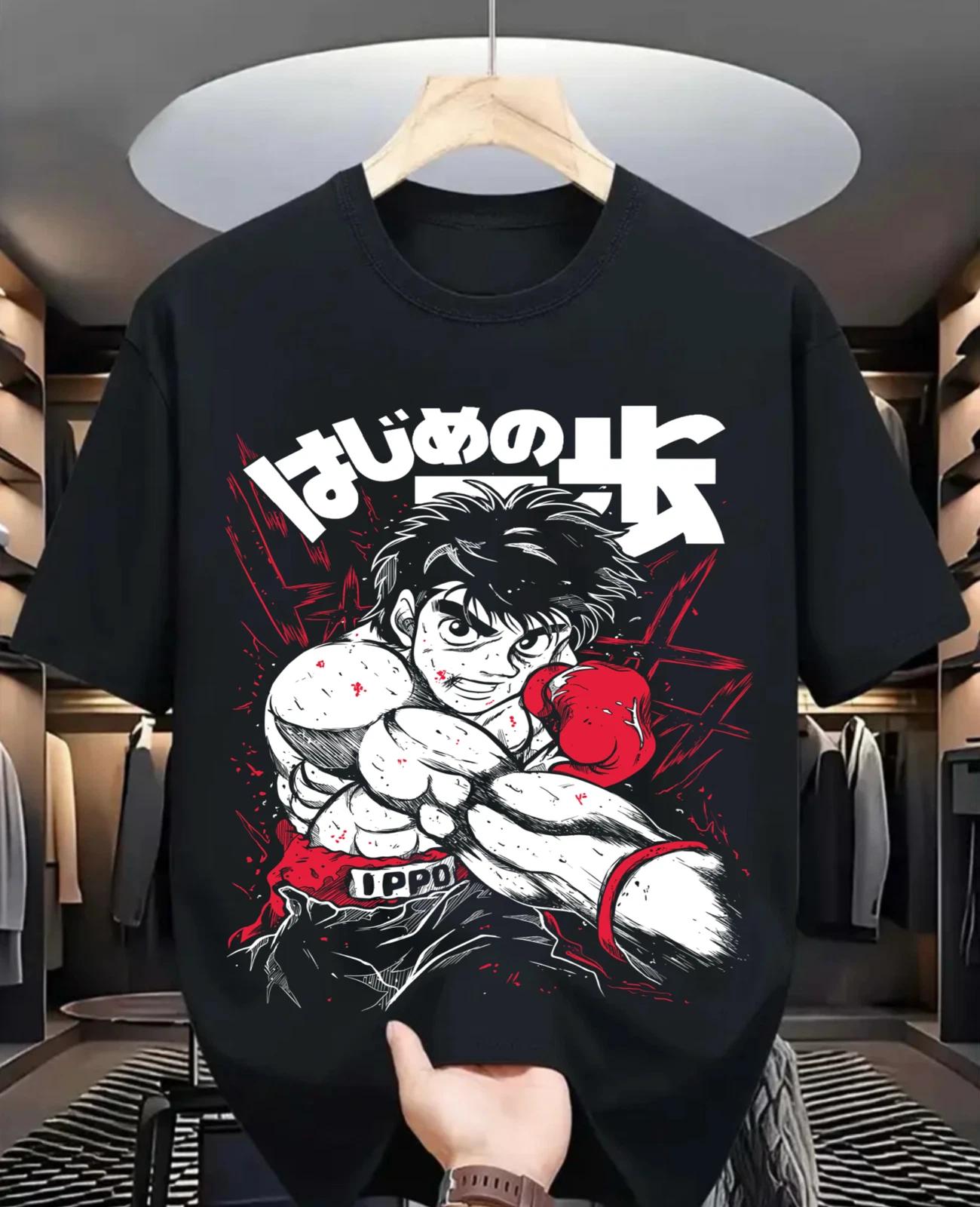 T-shirt Kamogawa Boxing Gym Ippo Makunouchi Kbg Shirt All Size M