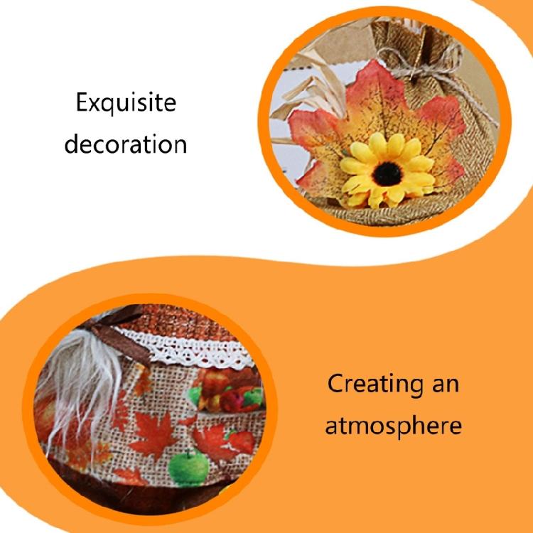 Seasonal Ornament Dwarf Doll  Figurine Holiday Celebration Decoration Party Supply Harvest Festival Layouts