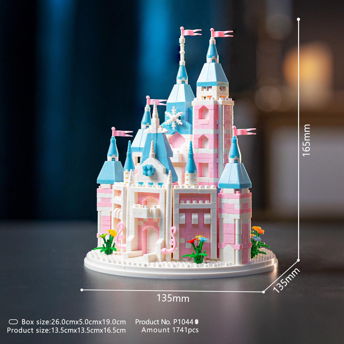 

Замок принцессы Сакура Дом на дереве Микро-класс похвальный строительный блок Девушка-головоломка Without Box