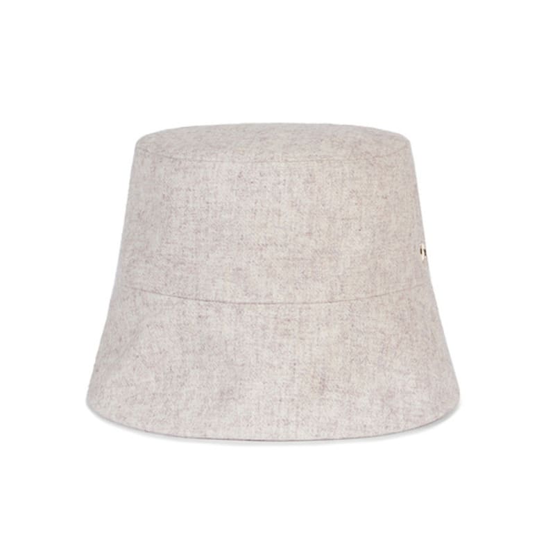 VARZAR VA Square Drop Overfit Bucket Hat Ivory